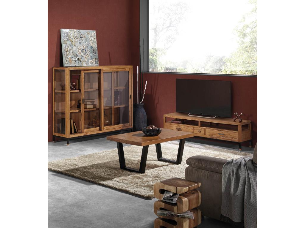 Doucezen Zandhu 120cm Solid Light Wood Coffee Table