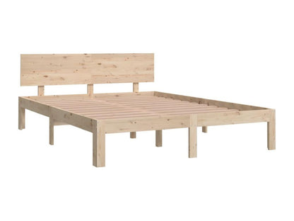 Bed frame Solid pine wood 140x190 cm