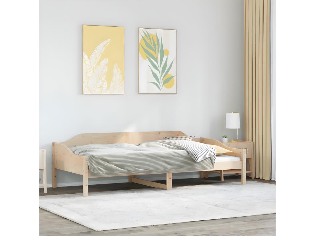 Bed frame 80x200 cm Solid pine wood