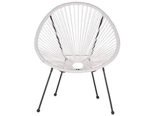 Doucezen II White Garden Chair