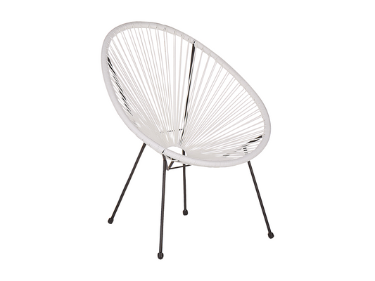 Doucezen II White Garden Chair