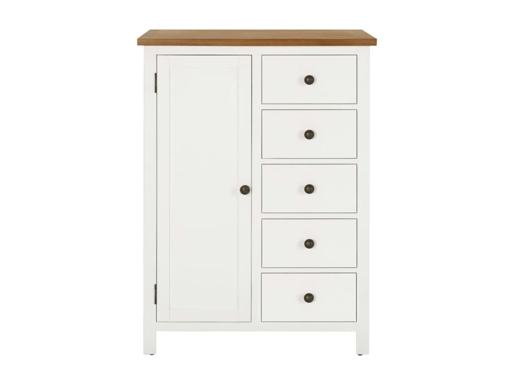 Wardrobe 76x52x105 cm Solid oak wood