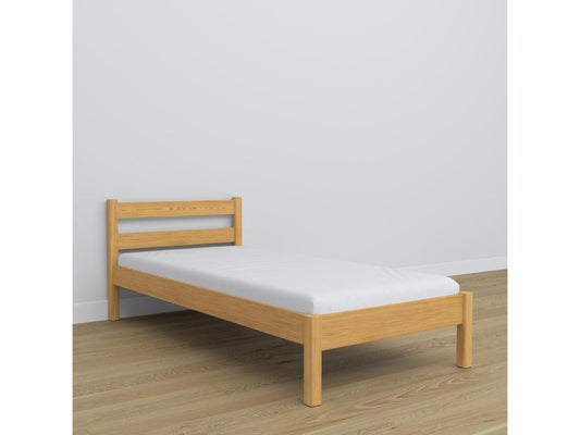 Single bed in wood N01 Natural Pine 100x180