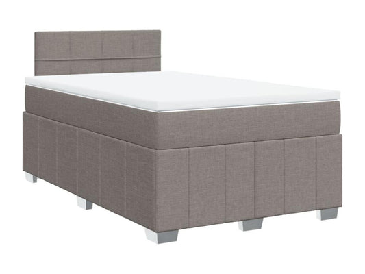 Homzora bed base with Homzora 120x200 cm mattress, fabric