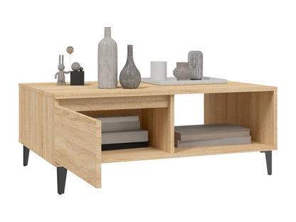 Homzora Oak Coffee Table 90x60x35 cm Chipboard