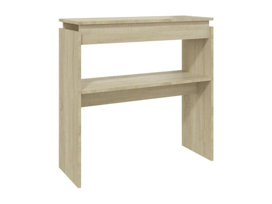 Doucezen oak console table, 80x30x80 cm, engineered wood