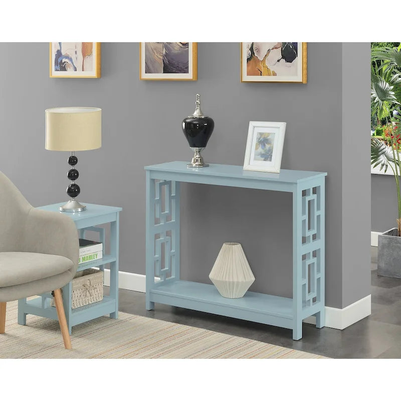Convenience Concepts Town Square Console Table with Shelf