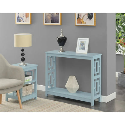 Convenience Concepts Town Square Console Table with Shelf