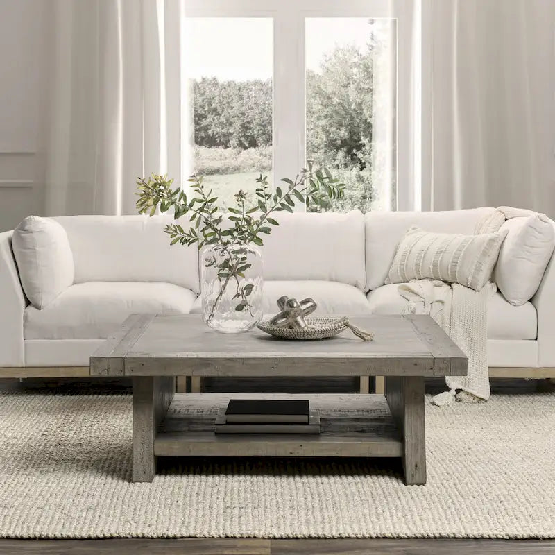 Classic Home Stonebridge Square Coffee Table - 50Wx50Dx18H