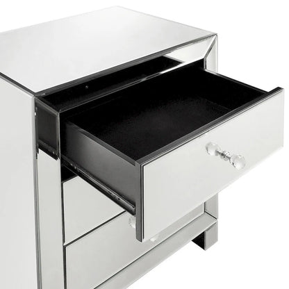 Esmond Mirrored 3-drawer Accent Table by iNSPIRE Q Bold