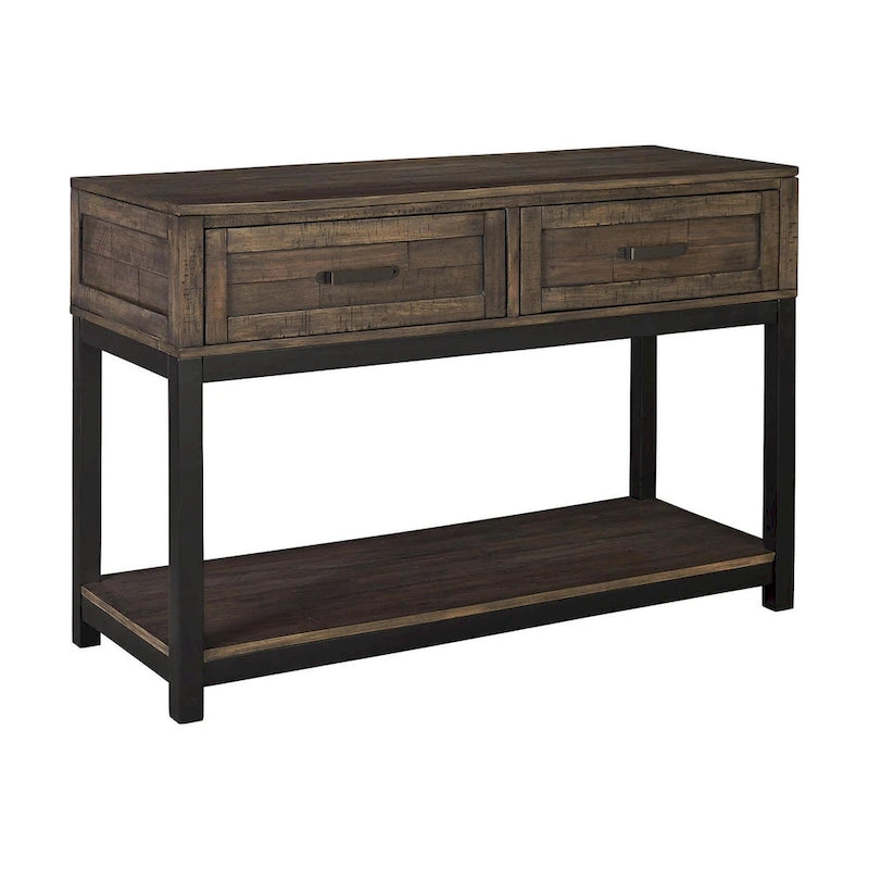 Signature Design by Ashley Denisenko Casual Sofa Table Grayish Brown