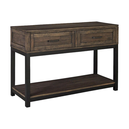 Signature Design by Ashley Denisenko Casual Sofa Table Grayish Brown
