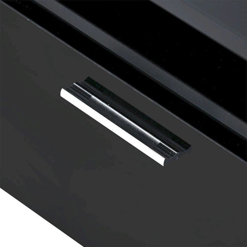 Merax Geometric Style Cocktail Table with Great Storage Capacity