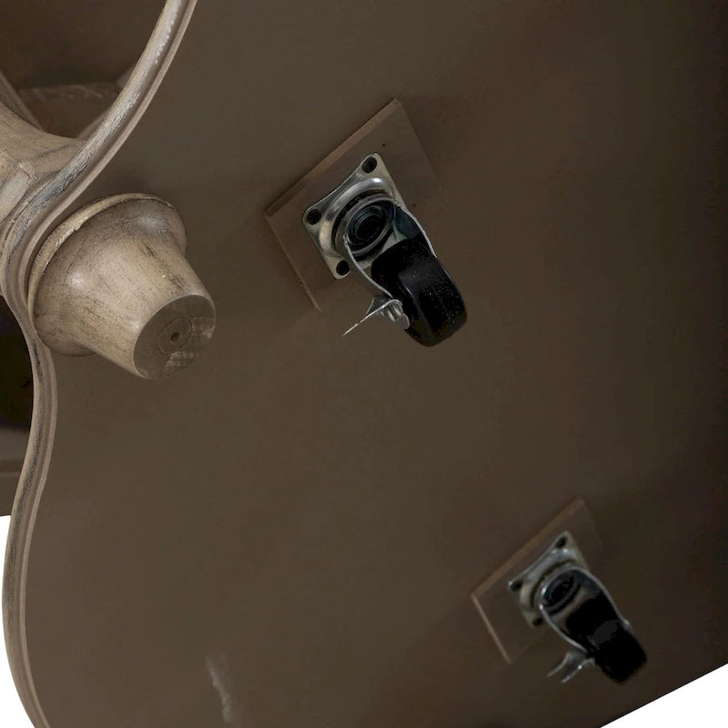 Magnolia Manor Weathered Bisque Round Cocktail Table