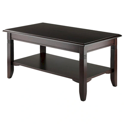 Nolan Coffee Table, Cappuccino - 37W x 21D x 18H