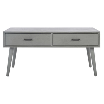 SAFAVIEH Sister Mid-Century 2-Drawer Coffee Table - 37.8 W x 19 L x 17.8 H - 38Wx19Dx18H