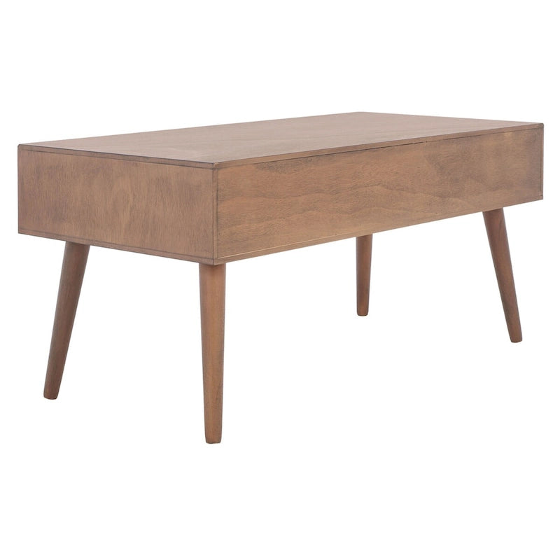 SAFAVIEH Sister Mid-Century 2-Drawer Coffee Table - 37.8 W x 19 L x 17.8 H - 38Wx19Dx18H
