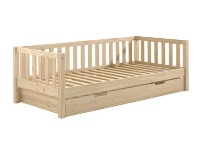 Doucezen - 90x200cm Trundle Bed in Natural Pine