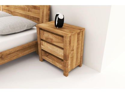 Homzora - Wild oak bedside table with natural oil finish