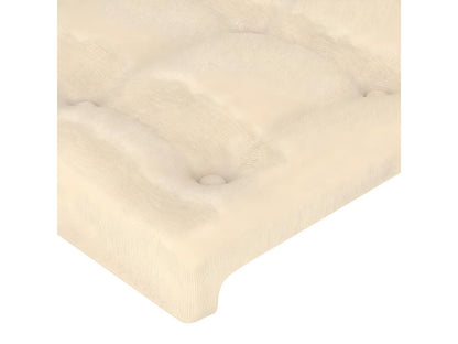 2-piece headboard set, cream color, 72x5x78/88 cm, fabric
