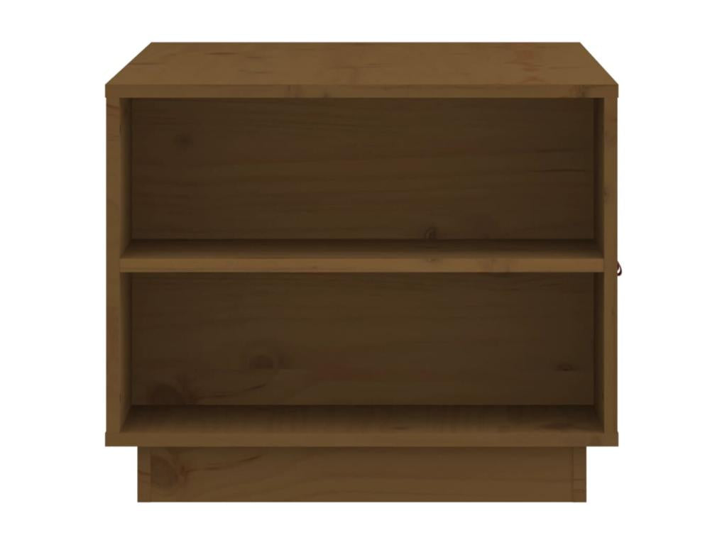 Coffee table, honey brown, 100x50x41 cm, solid pine wood