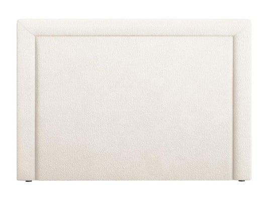 Doucezen - Marie Headboard 140x120cm in beige boucle fabric - 140x8x120cm