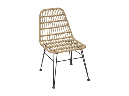 Doucezen outdoor chair, sesame/graphite color