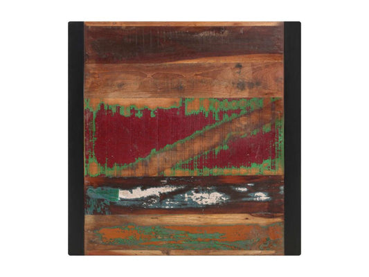 Dining table 70x70x75 cm Solid reclaimed wood
