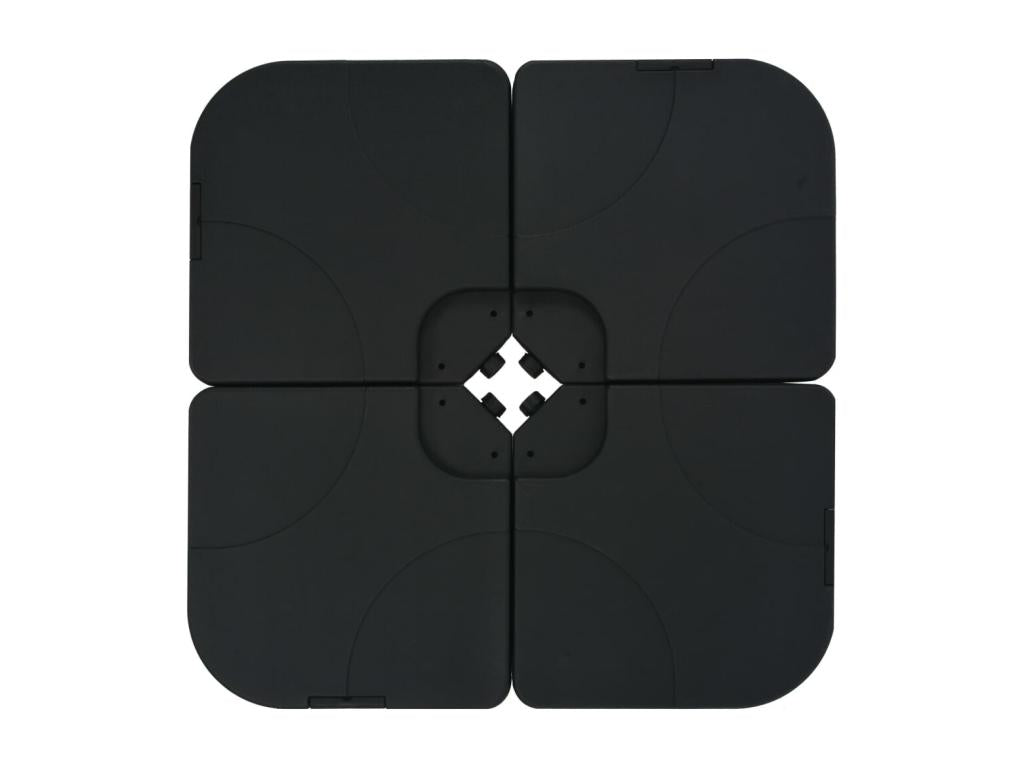 Parasol with portable base, anthracite