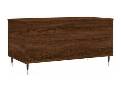 Coffee table, brown oak, 90x44.5x45 cm, engineered wood