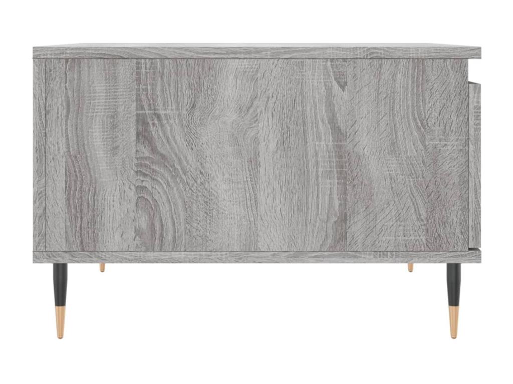 Doucezen grey coffee table 55x55x36.5 engineered wood