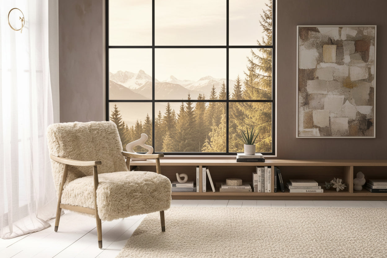 Homzora - Solid wood armchair