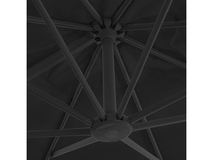 Parasol with portable base, anthracite