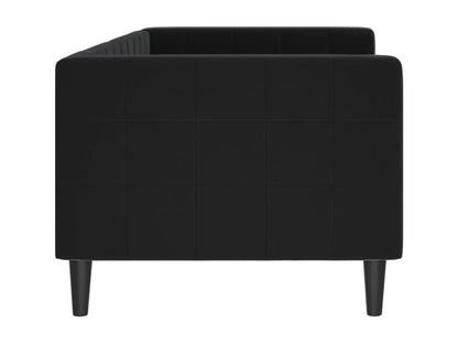 Black daybed 80x200 cm velvet