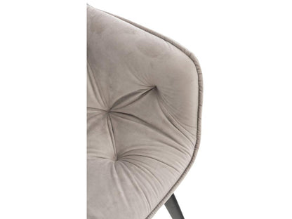 Grey dressing table chair 58x67x82 cm FAL10526