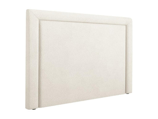 Doucezen - Marie Headboard 140x120cm in beige boucle fabric - 140x8x120cm