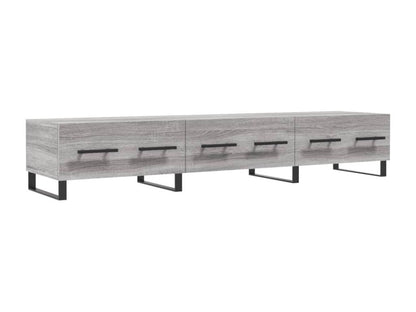 Homzora TV stand, grey, 150x36x30 cm, engineered wood