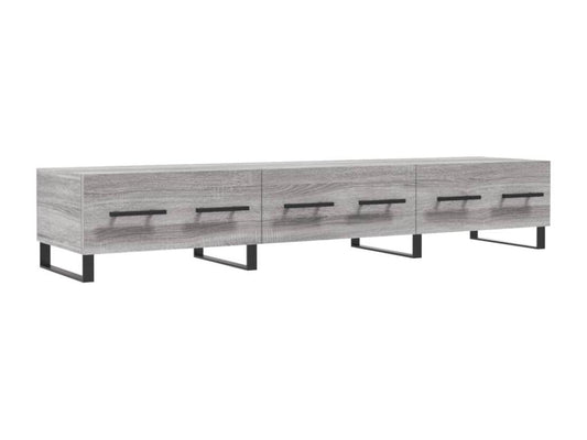 Homzora TV stand, grey, 150x36x30 cm, engineered wood