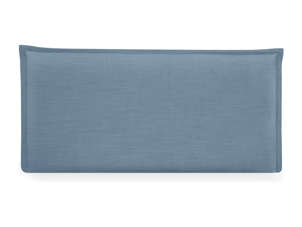 Homzora Smooth Natural Linen Headboard with Padding 110x50cm Beds 105 - Blue
