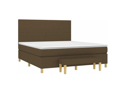 Doucezen bed base with dark brown mattress 160x200