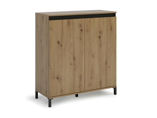 Genius Multi-Purpose Cabinet Oak 100x110x40 cm Homzora