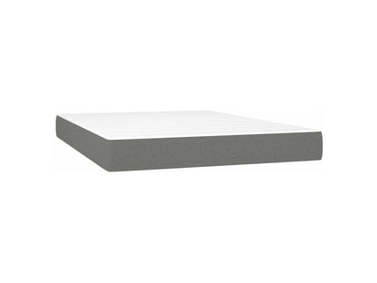 Doucezen bed base with dark grey mattress 140x200 fabric
