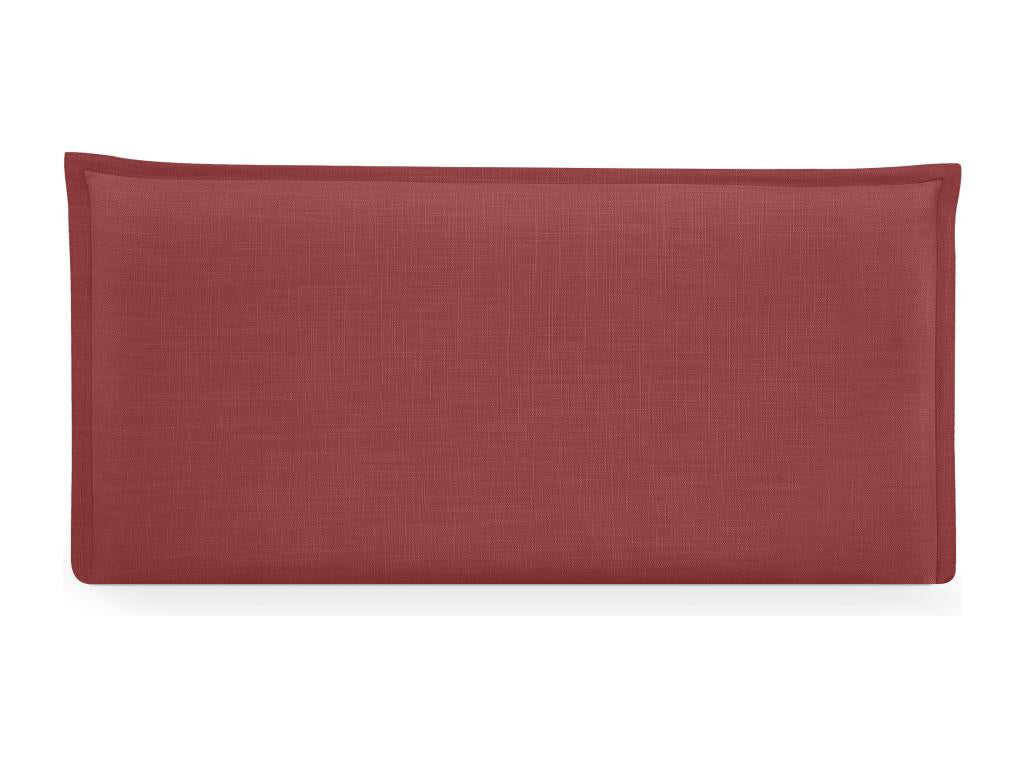 Homzora Smooth Natural Linen Headboard with Padding 105x50cm Beds 105 - Red