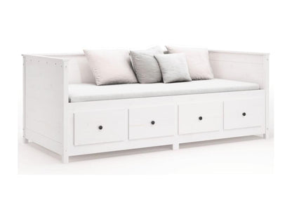 White daybed 80x200 cm Solid pine wood