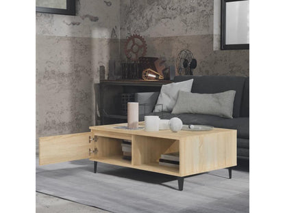 Homzora Oak Coffee Table 90x60x35 cm Chipboard