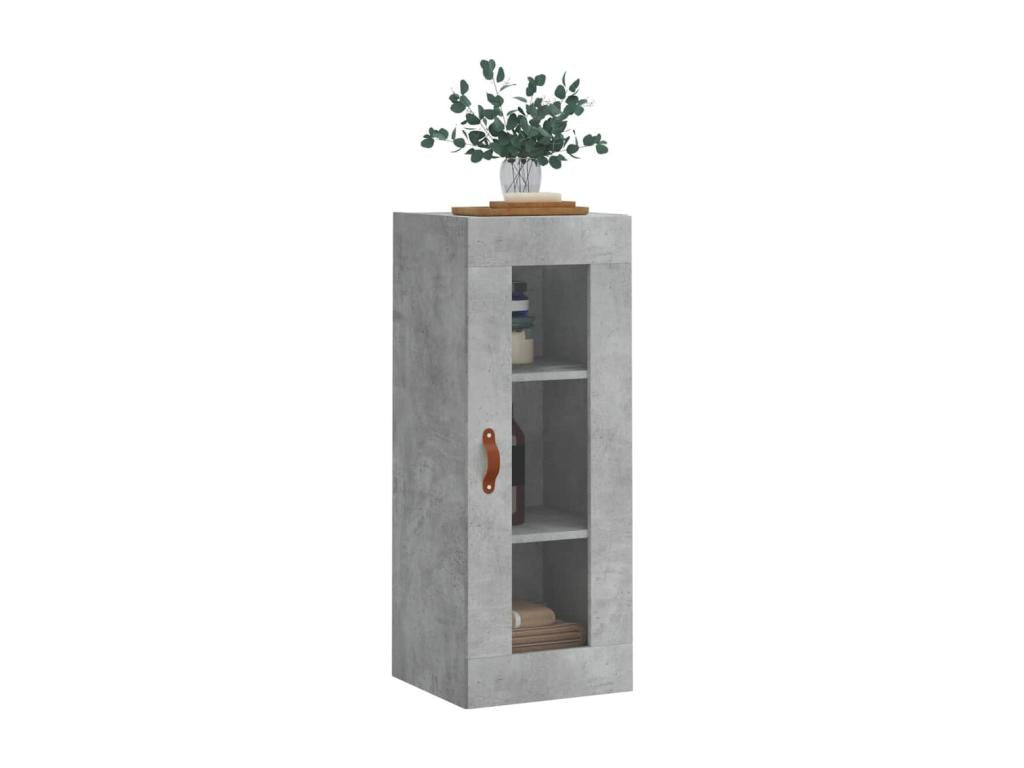 Concrete grey wall cabinet 34.5x34x90 cm