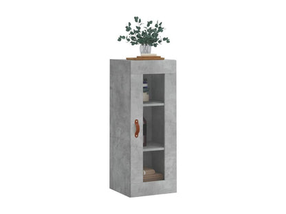 Concrete grey wall cabinet 34.5x34x90 cm