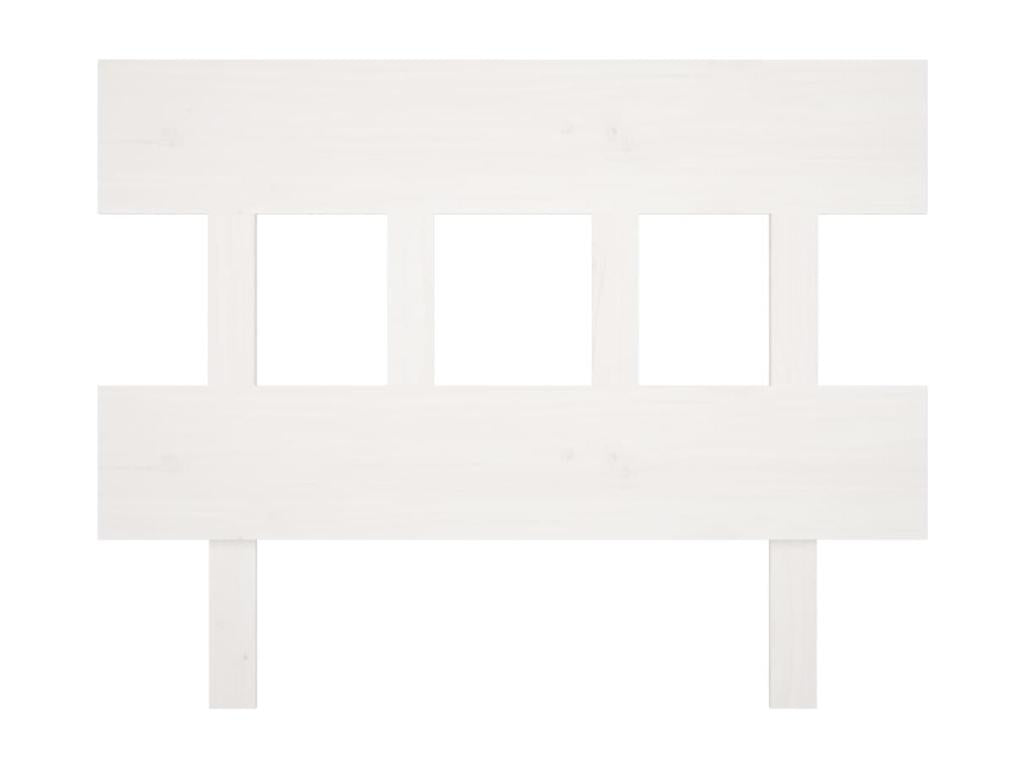 White headboard 78.5x3x81 cm Solid pine wood