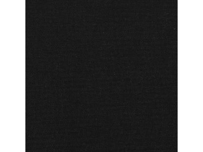 Black Headboard 100x5x78/88 cm Fabric