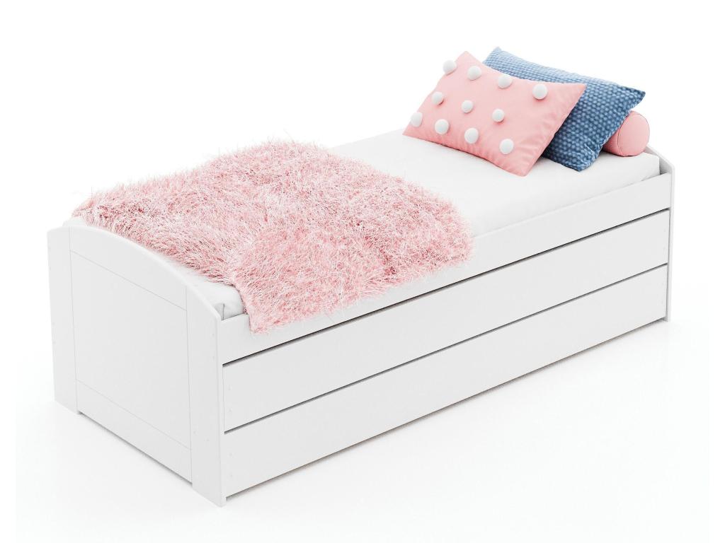 Homzora KSB005 Children's Bed 94x204x70 White